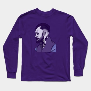 James Delaney in purple Long Sleeve T-Shirt